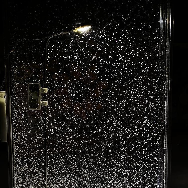 Magic Snowy Night Light – Cozy DIY Christmas Decoration with Flowing Snow