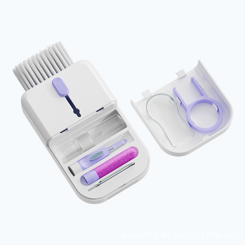 11-in-1 Portable Gadget Cleaning Kit with Storage Box
