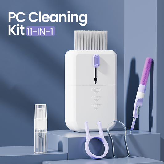 11-in-1 Portable Gadget Cleaning Kit with Storage Box