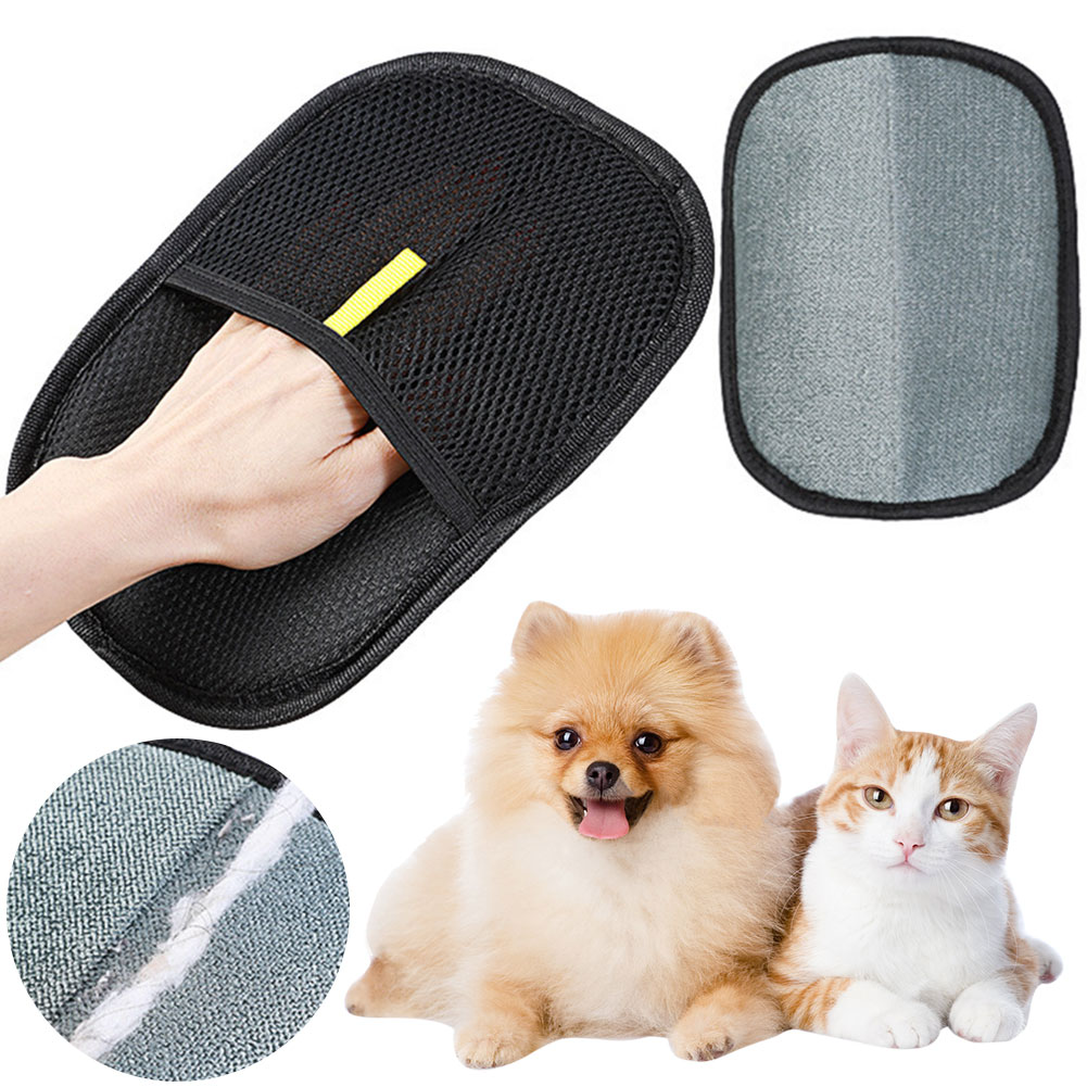 Pet Hair Remover Glove for Grooming